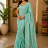 WhatsApp Image 2026-09-03 at 3.39.17 PM (2) Sea Green Silk-Blend Saree