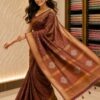 WhatsApp Image 2026-09-03 at 3.40.12 PM Maroon Banarasi Silk-Blend Saree