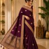 WhatsApp Image 2026-09-03 at 4.22.15 PM (1) Royal Plum Banarasi Saree