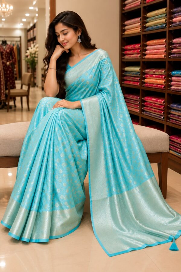 WhatsApp Image 2026-09-05 at 5.22.03 PM Aqua Blue Zari Elegance Saree