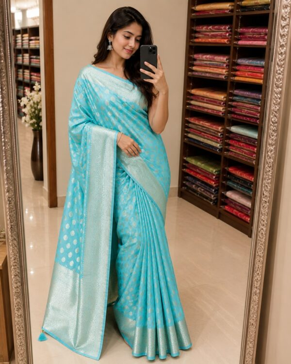 WhatsApp Image 2026-09-05 at 5.22.04 PM (1) Aqua Blue Zari Elegance Saree