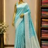 WhatsApp Image 2026-09-05 at 5.22.05 PM Aqua Blue Zari Elegance Saree