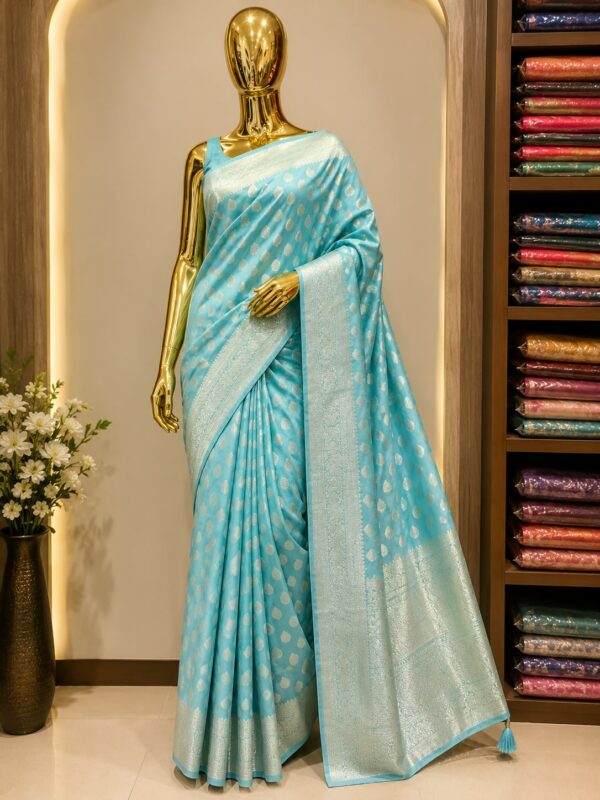 WhatsApp Image 2026-09-05 at 5.22.05 PM Aqua Blue Zari Elegance Saree