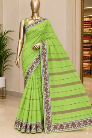 Floral Border Elegance Saree