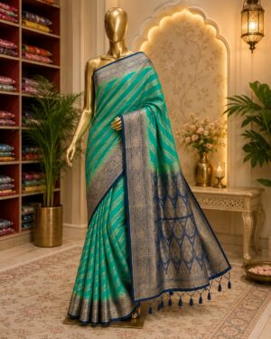 Royal Woven Zari Saree