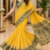 WhatsApp Image 2026-09-08 at 3.45.20 PM (2) Mustard Bloom Green Border Saree