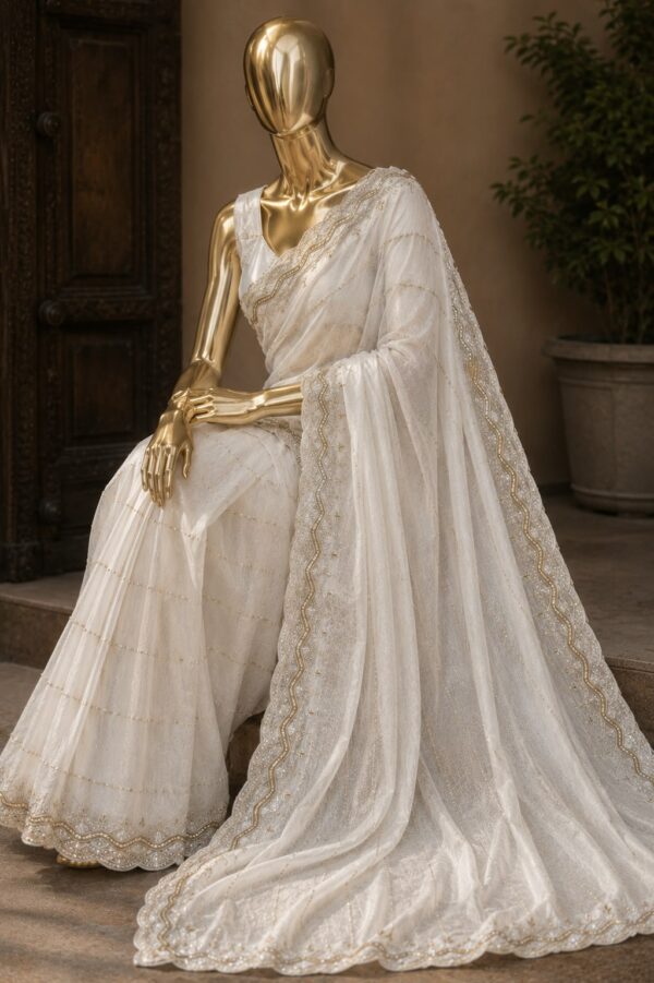 WhatsApp Image 2026-09-12 at 1.59.07 PM Ivory White Embroidered Saree