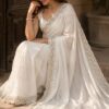 WhatsApp Image 2026-09-12 at 1.59.08 PM Ivory White Embroidered Saree