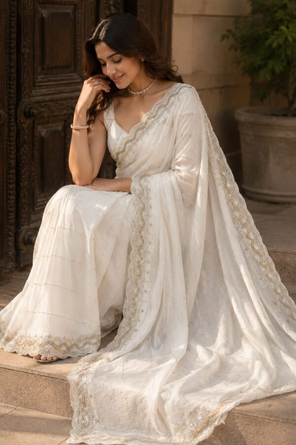 WhatsApp Image 2026-09-12 at 1.59.08 PM Ivory White Embroidered Saree