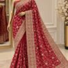 WhatsApp Image 2026-09-12 at 6.48.57 PM Royal Maroon Zari Embroidered Saree