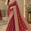 WhatsApp Image 2026-09-12 at 6.48.58 PM (2) Royal Maroon Zari Embroidered Saree