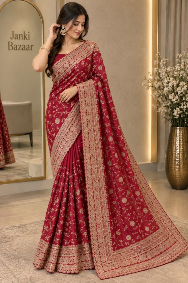 WhatsApp Image 2026-09-12 at 6.48.58 PM Royal Maroon Zari Embroidered Saree