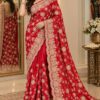 WhatsApp Image 2026-09-12 at 6.49.28 PM (3) Royal Red Floral Embroidered Saree