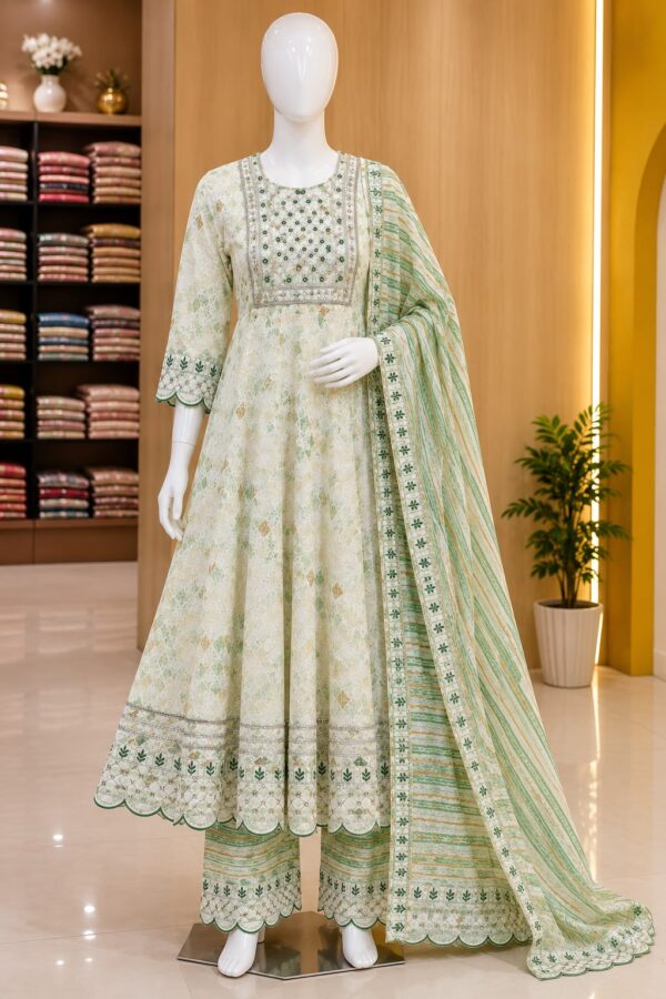 WhatsApp Image 2026-09-12 at 7.20.06 PM Sage Blossom Anarkali Suit Set