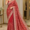 WhatsApp Image 2026-09-15 at 12.19.09 PM (1) Royal Red Floral Embroidered Saree