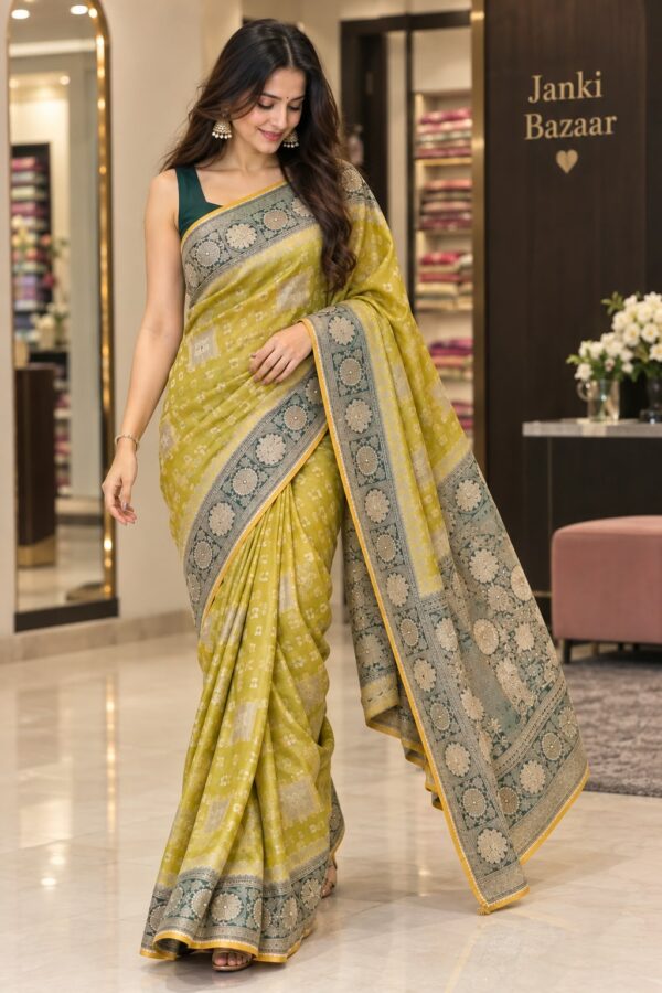 Regal Floral Banarasi Saree