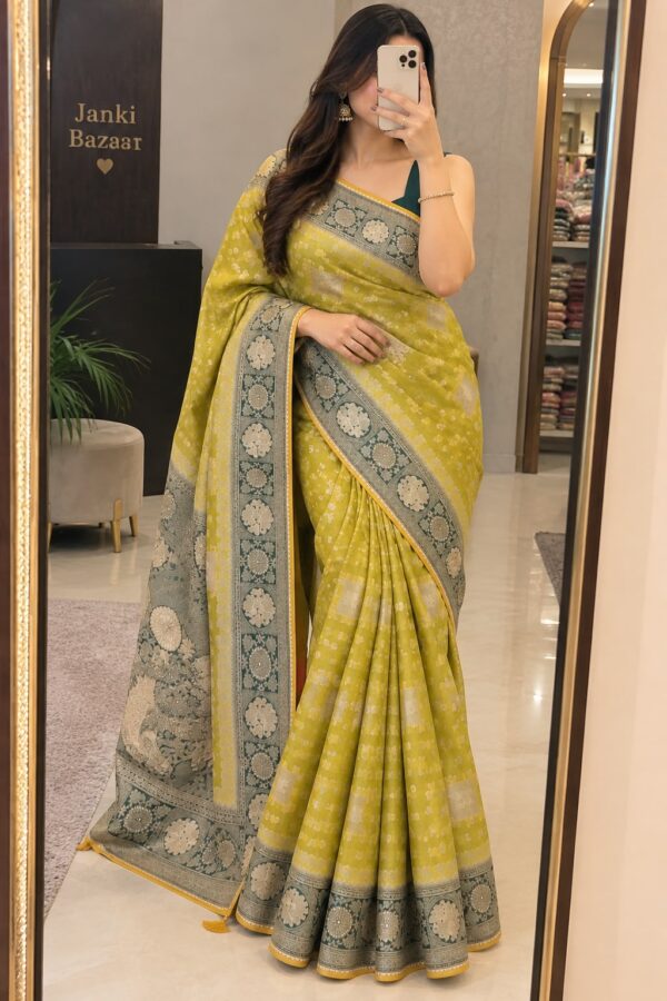 Regal Floral Banarasi Saree