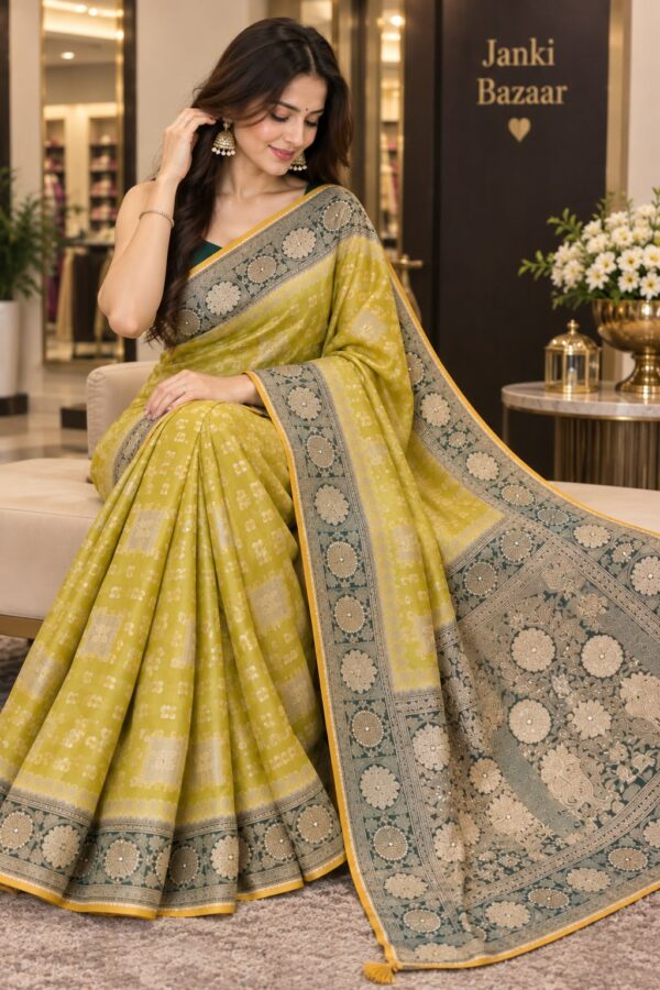 Regal Floral Banarasi Saree