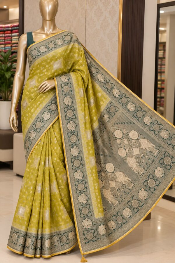Regal Floral Banarasi Saree