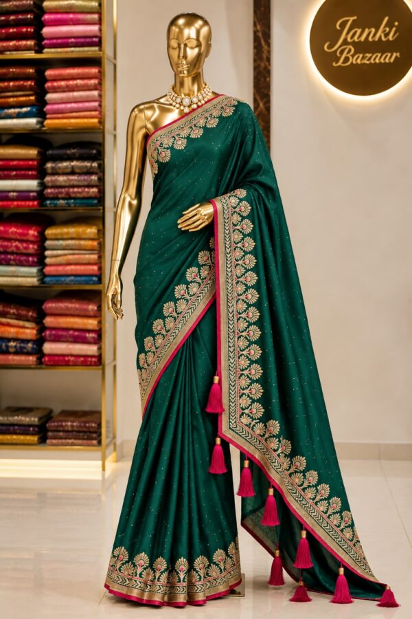 Royal Designer Embroidered Saree
